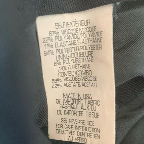 Theory Black Tuxedo Pants Size 4 - Picture 4 of 9